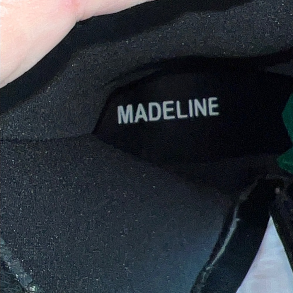 Madeline Smash Cuffed Black Chunky Heeled Boots | Size 9M - Picture 5 of 10